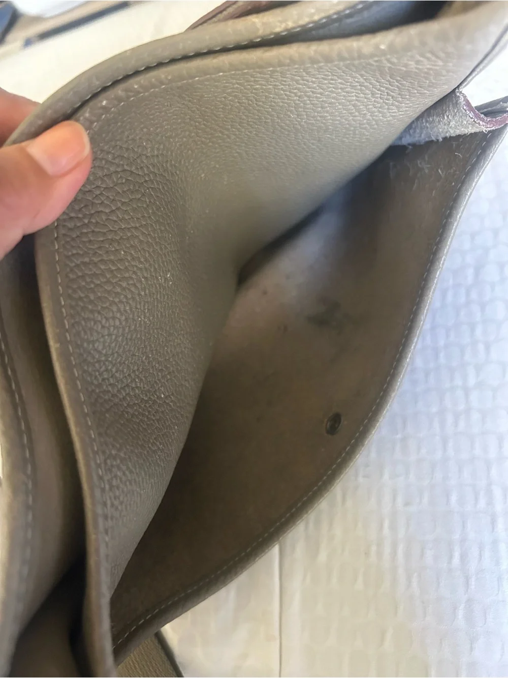 Taupe/Tan Evelyne-Style Crossbody Bag with Wide Strap